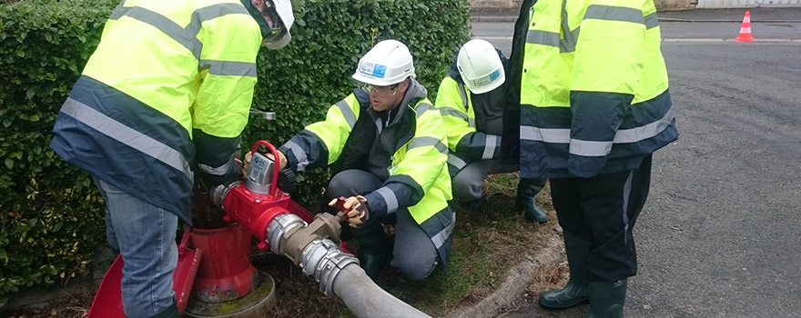 Contrôle des hydrants