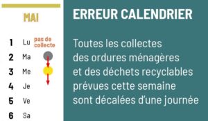 erreur calendrier